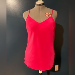 J Crew 100% silk spaghetti strap tank top slip